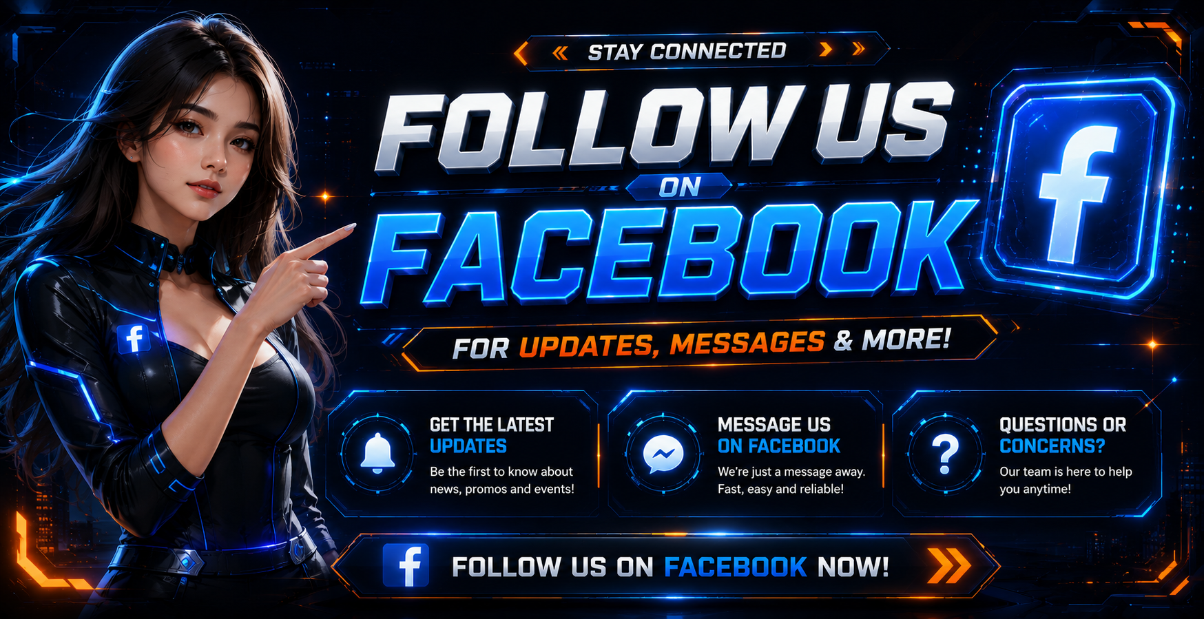 Follow us on Facebook